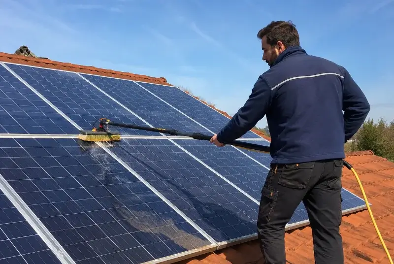 Nettoyage et entretien de panneaux solaires à Gouts