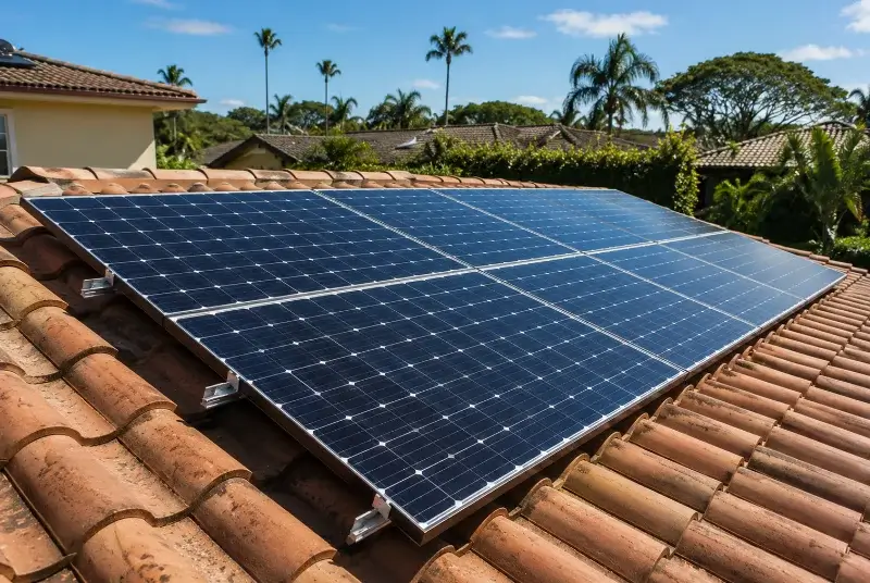 Installation de panneaux solaires à Gouts